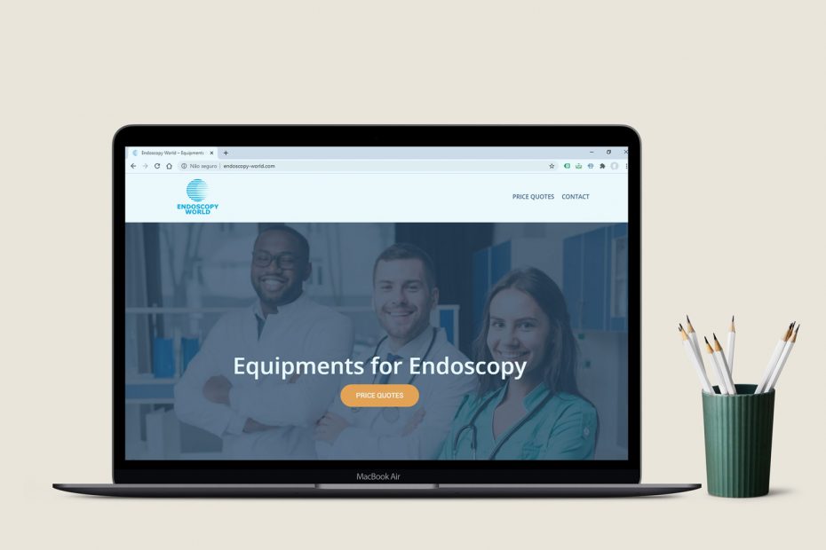 Landing Page - Endoscopy World - Equipamentos para Endoscopia