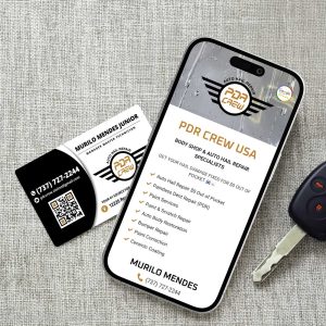 PDR Crew USA - Cartão Virtual + Cartão de Visitas Impresso