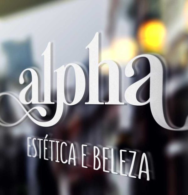 Logotipo - Alpha Estética e Beleza