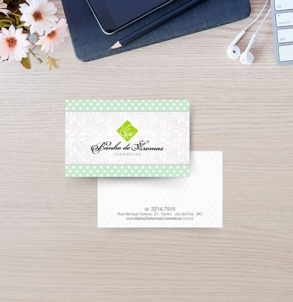 Banho de Aromas - Logotipo + Cartão de Visita