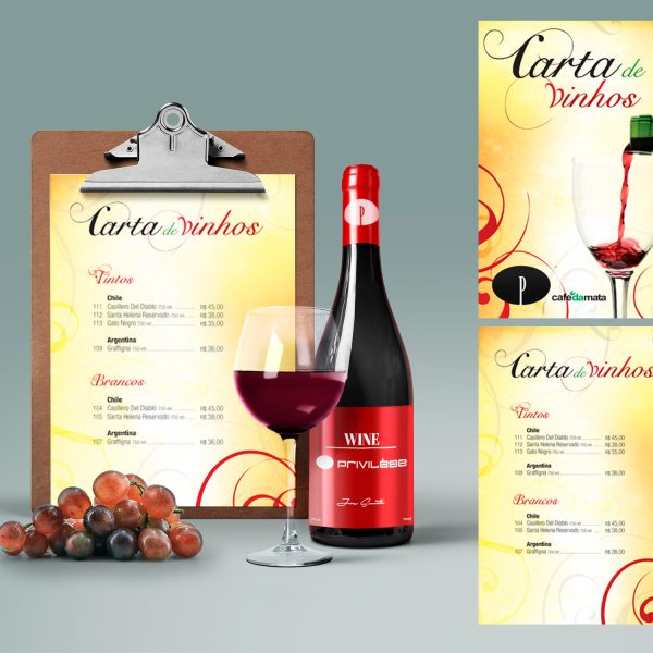Privilège - Cardápio / Carta de Vinhos
